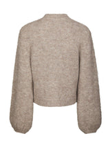 Neo Noir Gio Fluffy Knit Cardigan 168524 Col. Beige melange