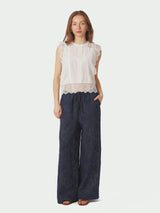 Neo Noir Samia Lace Top 168999 Col. White