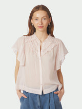 Neo Noir Vinsa S Voile Top 169039 Col. Light Pink
