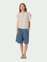 Neo Noir Vinsa S Voile Top 169039 Col. Light Pink