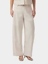 Neo Noir Essiall Linen Pants 169044 Col. Creme