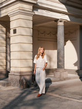 Neo Noir Essiall Linen Pants 169044 Col. Creme