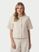 Neo Noir Rory Linen Blouse 169243 Col. Creme