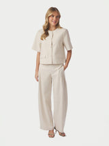 Neo Noir Rory Linen Blouse 169243 Col. Creme