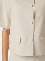 Neo Noir Rory Linen Blouse 169243 Col. Creme