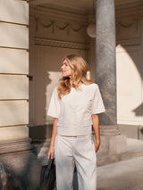 Neo Noir Rory Linen Blouse 169243 Col. Creme