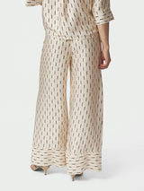 Neo Noir Sora Print Pants 169279 Col. Creme