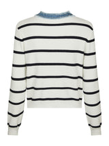 Neo Noir Zelma Stripe Denim Cardigan 169309 Col. 121