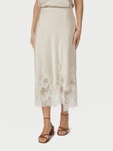 Neo Noir Yelina Heavy Sateen Skirt 169332 Col.720