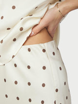 Neo Noir Bovary Dotted Skirt 169340 Col. Creme