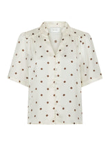 Neo Noir Torana Dotted Blouse 169367 Col. Creme