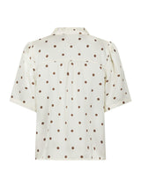 Neo Noir Torana Dotted Blouse 169367 Col. Creme