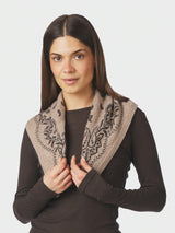 Neo Noir Adelina Paisley Knit Scarf 169506 Col.976