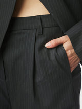 Neo Noir Rima Slim Pinstripe Shorts 169531 Col.702