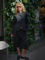 Neo Noir Rima Slim Pinstripe Shorts 169531 Col.702