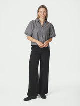 Neo Noir Etta Stripe B Shirt 169544 Col. Dark Grey