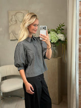 Neo Noir Etta Stripe B Shirt 169544 Col. Dark Grey