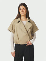 Neo Noir Lisha Trench Vest 169835 Col. Taupe