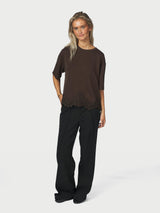 Neo Noir Iria Lace Tee 170063 Col. Brown