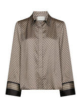 Neo Noir Mistan Pattern Shirt 170075 Col.Beige