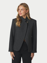 Neo Noir Paria Check Blazer 170226 Col.Dark Grey