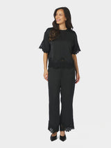 Neo Noir Elle Heavy Sateen Lace Top 170661 Col. black