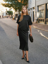 Neo Noir Elle Heavy Sateen Lace Top 170661 Col. black