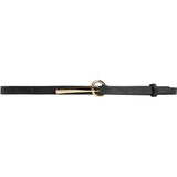 DEPECHE Narrow Belt 17402 Col. Black/Gold