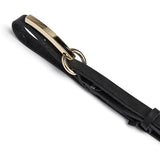 DEPECHE Narrow Belt 17402 Col. Black/Gold