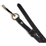 DEPECHE Narrow Belt 17402 Col. Black/Gold