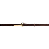 DEPECHE Narrow Belt 17402 Col. Dark Brown