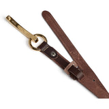 DEPECHE Narrow Belt 17402 Col. Dark Brown