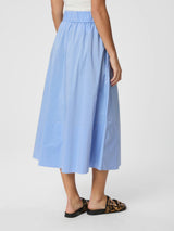 Neo Noir Yara Poplin Skirt 158280 Col. Sky Blue