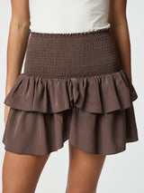 Neo Noir Carin R Skirt 158315 Col. Dusty Brown 306