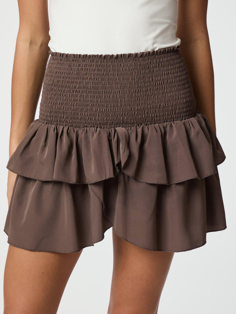 Neo Noir Carin R Skirt 158315 Col. Dusty Brown 306