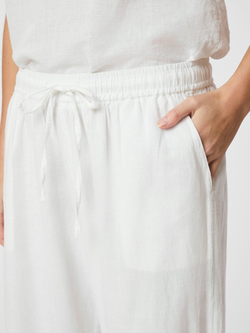 Neo Noir Sonar Linen Pants 158949 Col. White 120