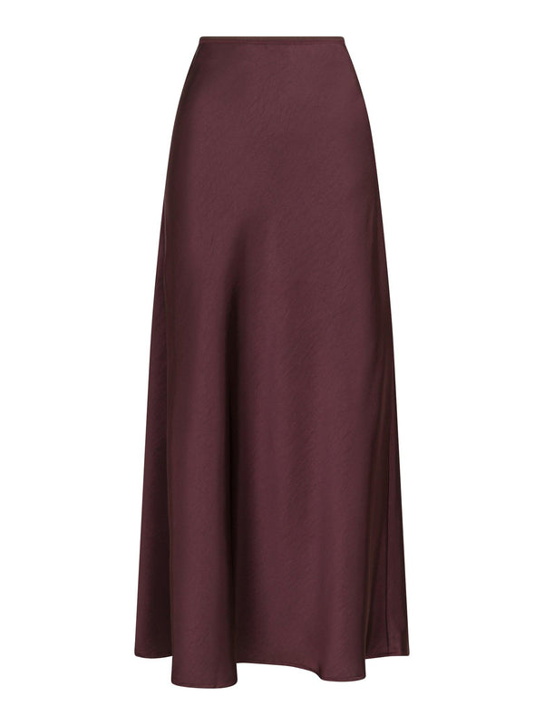 Neo Noir Nederdel Vicky Heavy Sateen Burgundy 174