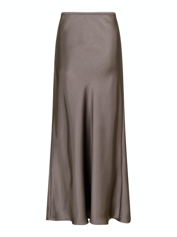 Neo Noir Nederdel Vicky Heavy Sateen 159588 varm Grå
