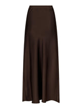 Neo Noir Vicky Heavy Sateen Skirt 159588 Col. Dark Brown
