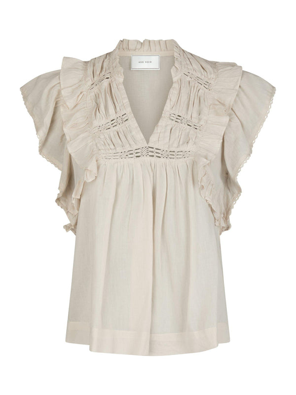 Neo Noir Jayla S Voile Top 159881 Col. Ivory 124