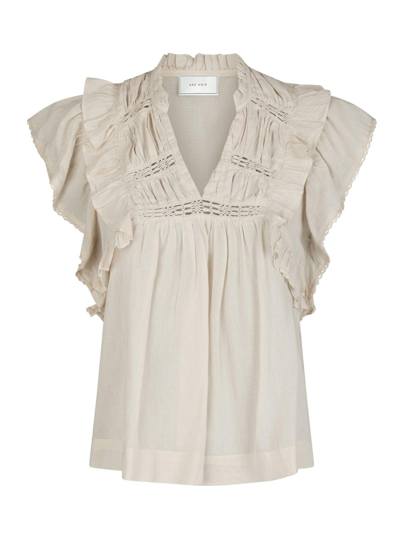 Neo Noir Jayla S Voile Top 159881 Col. Ivory 124