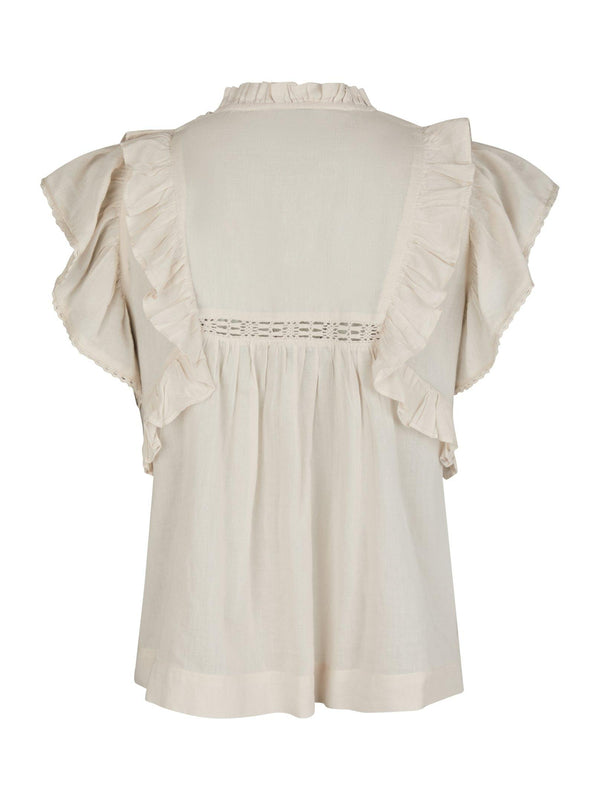 Neo Noir Jayla S Voile Top 159881 Col. Ivory 124
