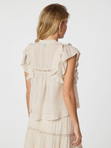 Neo Noir Jayla S Voile Top 159881 Col. Ivory 124