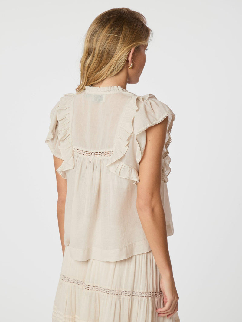 Neo Noir Jayla S Voile Top 159881 Col. Ivory 124