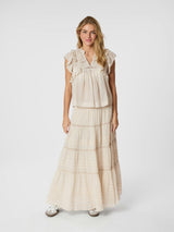 Neo Noir Jayla S Voile Top 159881 Col. Ivory 124