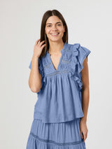 Neo Noir Jayla S Voile Top 159881 Col. 407