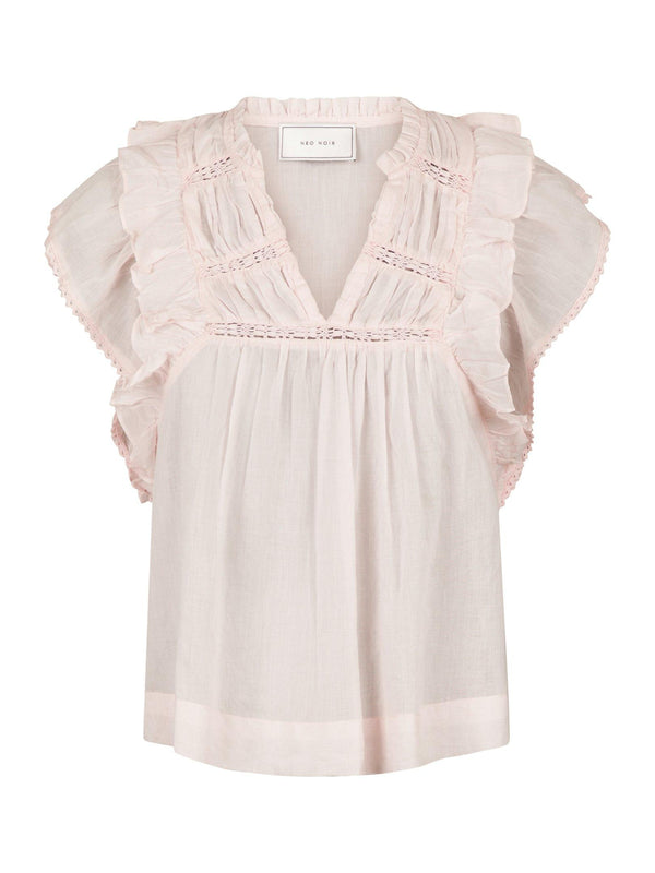 Neo Noir Jayla S Voile Top 159881 Col.754 Light Pink