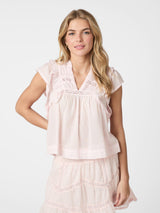 Neo Noir Jayla S Voile Top 159881 Col.754 Light Pink