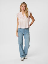 Neo Noir Jayla S Voile Top 159881 Col.754 Light Pink