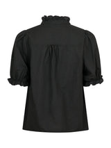 Neo Noir Odesa Linen Blouse 160264 Col. Black 100